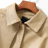 Violet Leather Jacket