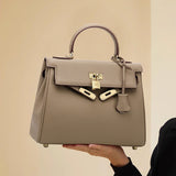 Icon Genuine Leather Handbag