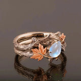 Maple Moonstone Ring