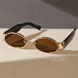 Cressida Oval Sunglasses