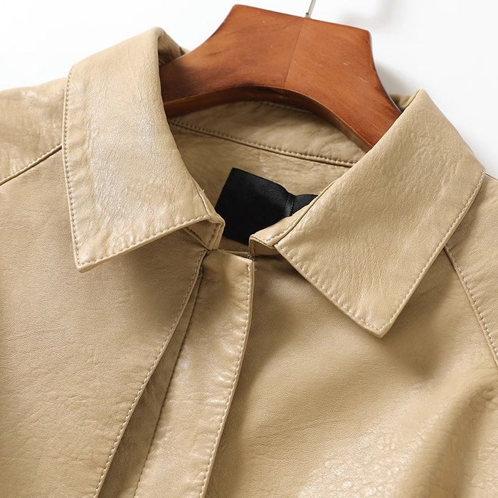 Violet Leather Jacket