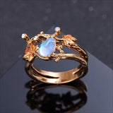 Maple Moonstone Ring