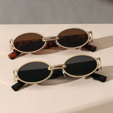Cressida Oval Sunglasses