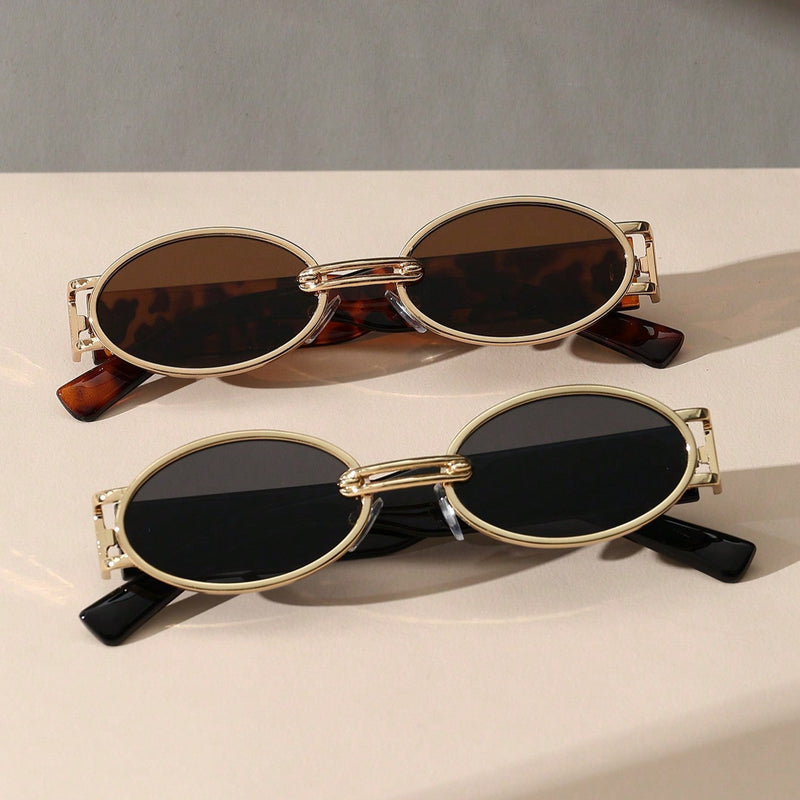 Cressida Oval Sunglasses