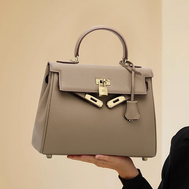 Icon Genuine Leather Handbag