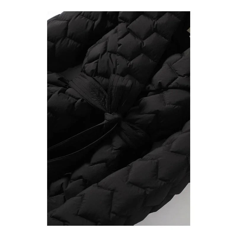 Sienna Quilted Wrap Coat