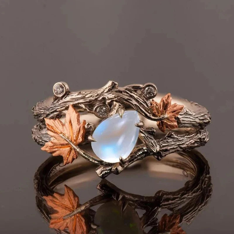 Maple Moonstone Ring