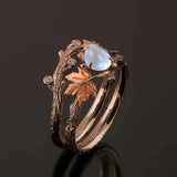 Maple Moonstone Ring