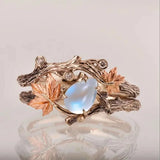 Maple Moonstone Ring